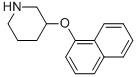 1-Naphthyl 3-piperidinyl ether Structure,946681-27-2Structure