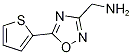 C-(5-Thiophen-2-yl-[1,2,4]oxadiazol-3-yl)-methylamine Structure,946776-75-6Structure