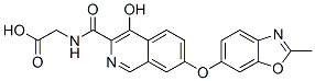 Glycine, n-[[4-hydroxy-7-[(2-methyl-6-benzoxazolyl)oxy]-3-isoquinolinyl]carbonyl]- Structure,947516-56-5Structure