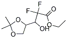 Ethyl (3R,S)-2,2-difluoro-3-hydroxy-3-(2,2-dimethyldioxolan-4-yl)propionate Structure,95058-92-7Structure