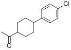 4-Acetylcyclohexyl chlorobenzene Structure,95233-36-6Structure