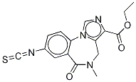 Defluoro flumazenil isothiocyanate Structure,954107-48-3Structure