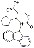 (S)-3-cyclopentyl-3-(9h-fluoren-9-ylmethoxycarbonylamino)-propionic acid Structure,954225-72-0Structure