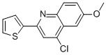 4-Chloro-6-methoxy-2-thiophen-2-yl-quinoline Structure,954225-75-3Structure