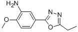 5-(5-Ethyl-[1,3,4]oxadiazol-2-yl)-2-methoxy-phenylamine Structure,954326-01-3Structure