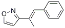 3-(1-Methyl-2-phenylethenyl)isoxazole Structure,95843-18-8Structure