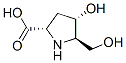 L-proline, 4-hydroxy-5-(hydroxymethyl)-, (4s,5r)-(9ci) Structure,95863-87-9Structure