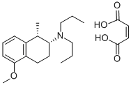 Cis-(+)-5-Methoxy-1-methyl-2-(di-N-propylamino)tetralin maleate Structure,95999-12-5Structure