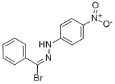 N-(4-nitrophenyl)benzenecarbohydrazonoyl bromide Structure,962-13-0Structure