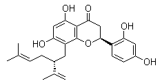 槐黃烷酮 G結(jié)構(gòu)式_97938-30-2結(jié)構(gòu)式