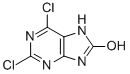 Purin-8-ol, 2,6-dichloro- Structure,98027-86-2Structure