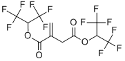 2-Methylene-butanedioic acid 1,4-bis[2,2,2-trifluoro-1-(trifluoromethyl)ethyl] ester Structure,98452-82-5Structure