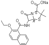 乙氧萘青霉素結(jié)構(gòu)式_985-16-0結(jié)構(gòu)式