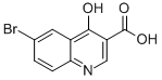 6-Bromo-4-hydroxyquinoline-3-carboxylicacid Structure,98948-95-9Structure