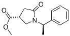 (R)-methyl 5-oxo-1-((r)-1-phenylethyl)pyrrolidine-3-carboxylate Structure,99735-45-2Structure