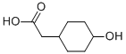 4-Hydroxycyclohexylacetic acid Structure,99799-09-4Structure