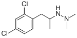 Hydrazine, 2-[2-(2,4-dichlorophenyl)-1-methylethyl]-1,1-dimethyl- Structure,99981-13-2Structure