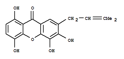 1,4,5,6-Tetrahydroxy-7-prenylxanthone Structure,1001424-68-5Structure