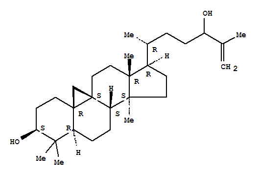 Cycloart-25-ene-3,24-diol Structure,10388-48-4Structure