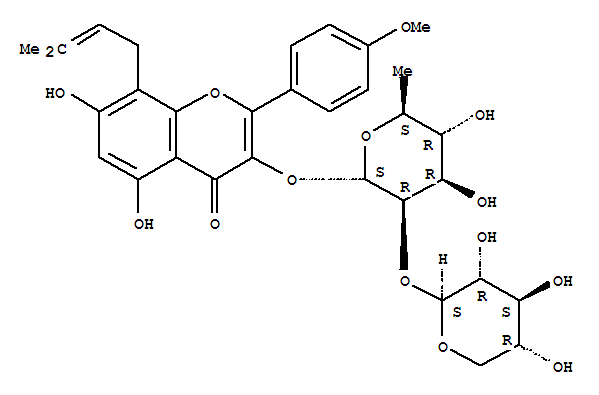 Sagittatosideb Structure,118525-36-3Structure