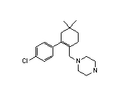 1-[[2-(4-Chlorophenyl)-4,4-dimethyl-1-cyclohexen-1-yl]methyl]piperazine Structure,1228780-72-0Structure