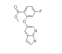 Methyl 2-(1h-pyrrolo[2,3-b]pyridin-5-yloxy)-4-fluorobenzoate Structure,1235865-75-4Structure