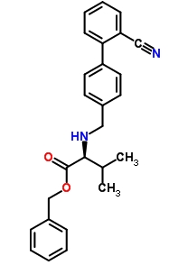 N-[(2’-cyano[1,1’biphenyl]-4-yl)methyl]-benzyl ester l-valine monohydrochloride Structure,137864-23-4Structure