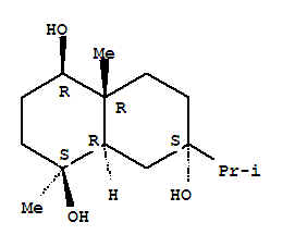 1,4,7-Eudesmanetriol Structure,145400-02-8Structure