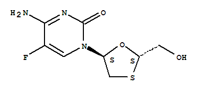 2-Epi-emtricitabine Structure,145416-34-8Structure