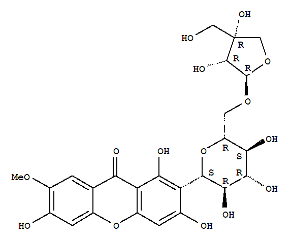 Polygalaxanthone iii standard Structure,162857-78-5Structure