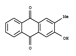 2-Hydroxy-3-methylanthraquinone Structure,17241-40-6Structure