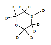 嗎啡啉-D9結(jié)構(gòu)式_203578-31-8結(jié)構(gòu)式