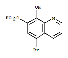 7-Quinolinecarboxylicacid,5-bromo-8-hydroxy-(9ci) Structure,205040-59-1Structure