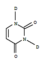 尿嘧啶-D2結(jié)構(gòu)式_20666-60-8結(jié)構(gòu)式