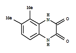 (9ci)-1,4-二氫-5,6-二甲基-2,3-喹噁啉二酮結構式_208403-94-5結構式