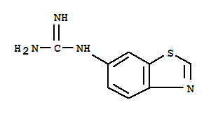 Guanidine, 6-benzothiazolyl-(9ci) Structure,209741-11-7Structure