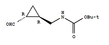 2-Methyl-2-propanyl {[(1r,2r)-2-formylcyclopropyl]methyl}carbamate Structure,216144-25-1Structure