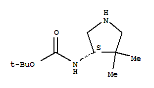 2-Methyl-2-propanyl [(3s)-4,4-dimethyl-3-pyrrolidinyl]carbamate Structure,219323-14-5Structure