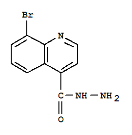 4-Quinolinecarboxylicacid,8-bromo-,hydrazide(9ci) Structure,220844-60-0Structure