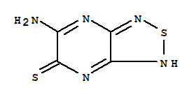 [1,2,5]Thiadiazolo[3,4-b]pyrazine-5(3h)-thione,6-amino-(9ci) Structure,220877-57-6Structure