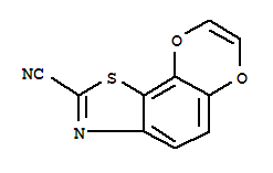 [1,4]Dioxino[2,3-g]benzothiazole-2-carbonitrile(9ci) Structure,225242-20-6Structure