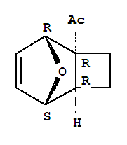 1-[(1R,2r,5r,6s)-9-oxatricyclo[4.2.1.0<sup>2,5</sup>]non-7-en-2-yl]ethanone Structure,245320-85-8Structure