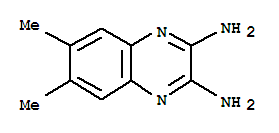 (9ci)-6,7-二甲基-2,3-喹噁啉二胺結(jié)構(gòu)式_248606-61-3結(jié)構(gòu)式