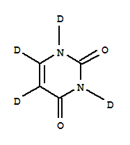 尿嘧啶-D4結(jié)構(gòu)式_24897-55-0結(jié)構(gòu)式