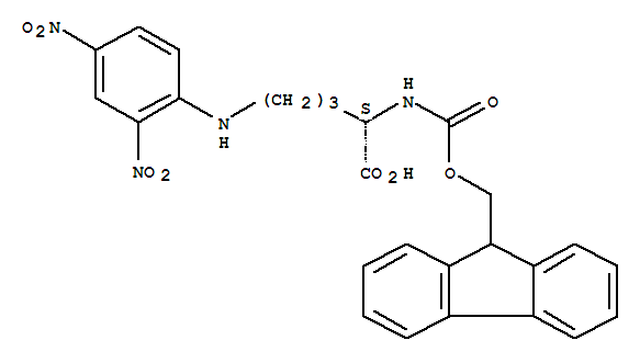 FMOC-ORN(DNP)-OH結(jié)構(gòu)式_252049-04-0結(jié)構(gòu)式