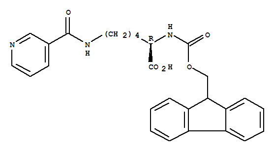 Fmoc-d-lys(nic)-oh結(jié)構(gòu)式_252049-12-0結(jié)構(gòu)式