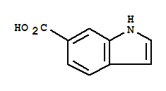 吲哚-6-羧酸結(jié)構(gòu)式_261352-47-0結(jié)構(gòu)式