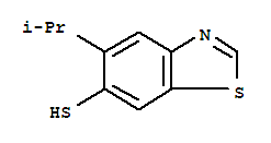 6-Benzothiazolethiol,5-(1-methylethyl)-(9ci) Structure,261709-33-5Structure