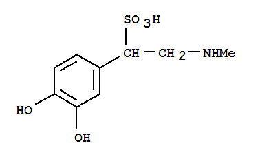 腎上腺素磺酸結(jié)構(gòu)式_26405-77-6結(jié)構(gòu)式