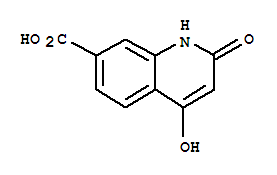 7-Quinolinecarboxylicacid,1,2-dihydro-4-hydroxy-2-oxo-(9ci) Structure,264260-07-3Structure